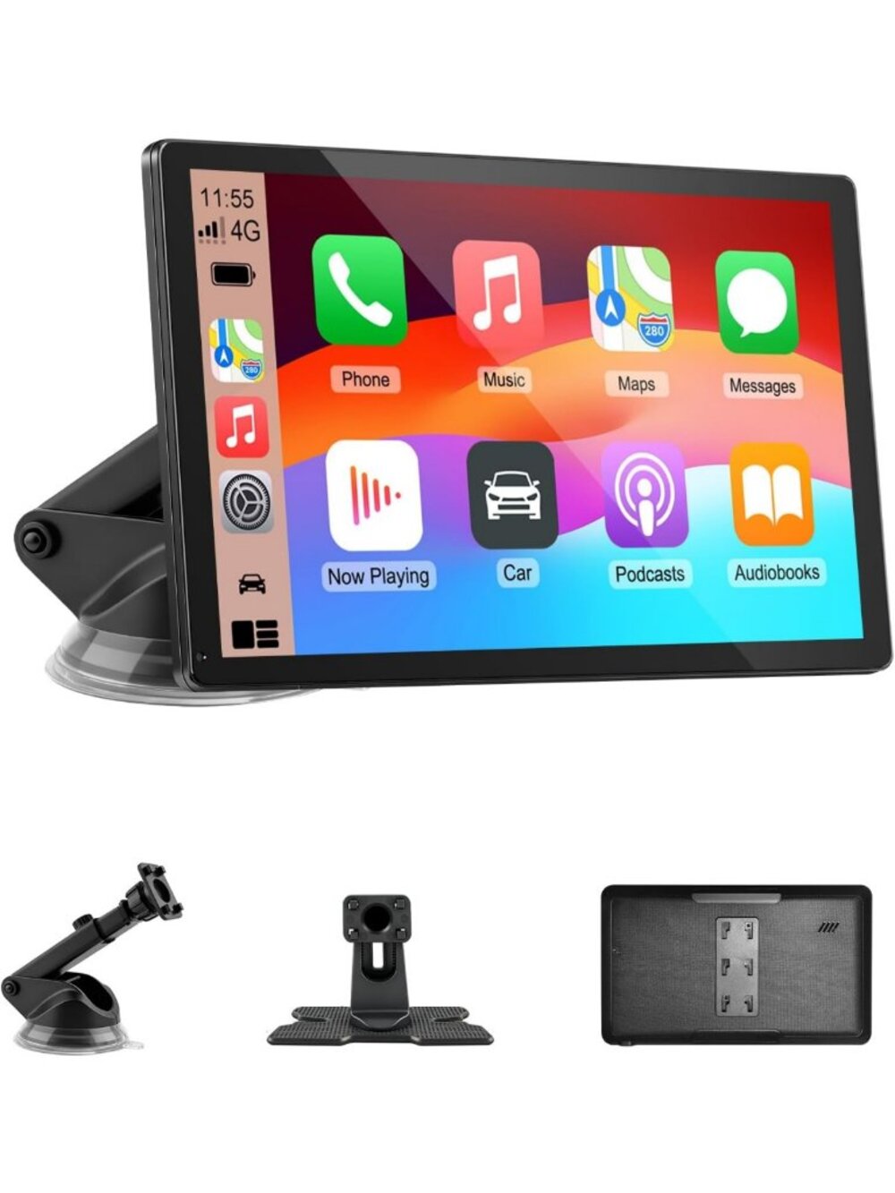 9'' Wireless CarPlay & Android Auto Touchscreen - Bluetooth, GPS, Voice Control